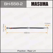 ��������� ����� BH-558-2 ��� Nissan X-Trail T30 QR20DE ����� ������ ������������� Masuma ����� 46210-8H515 46210-8H51B 46211-AU010 46211-AU020 46211-A...