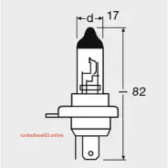 ����� Osram Original LINE (24V, 75/70W) H4 P43t 64196 64196 ����