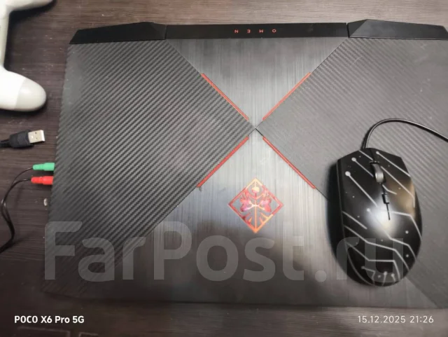 HP Omen. 15.6", 3,5����, ��� 16 ��, ���� 1 128���, WiFi: 1, Bluetooth: 1, ����������� �� 3��. ����