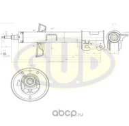 ����������� �������� ����� ������� Opel Astra GUD GSA334847 GSA334847 ����