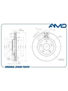���� ��������� ����� MMC 4615A117 AMD AMD. BD311 GA1/2/3/6/8W GF2/3/4W D=294 (DF6206) AMDBD311 ����