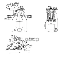 ������� ��������� ����. L VW Caddy III 2004-2016 (���� 10��, ������� 38��) SK SKCI2119 SKCI2119 ����