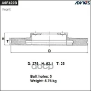 ���� ��������� ���. Advics Advics A6F422B ����