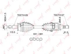 ������ � ����� �������� (Z 29x27) LYNXauto ���. CD1111 CD1111 ����