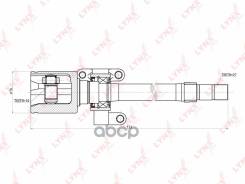���� ���������� �������� ��� Honda Stream 2.0 AT 00 CI-3404 LYNXauto ���. CI-3404 CI3404 ����