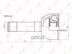 ���� �������� | ����� ����/��� | Toyota Land Cruiser 70 3.4 D 84 / Hilux 2.4 D 88-99 LYNXauto ���. CO7527 CO7527 ����
