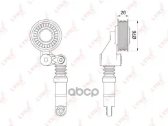 ���������� ������������� ����� VW Crafter 30-50 2.5TDI 06- PT-3188 LYNXauto ���. PT3188 PT3188 ����