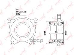�������� ���������� ������� ������ | ����� ����/��� | Mitsubishi L200 / Triton (KA_T, KB_T) 05- LYNXauto ���. WB1486 LYNXauto WB1486 WB1486 ����