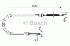 ���� ������� Renault Logan 1.4-1.6 04 � ��� L=1680 1987477955_BCH Bosch ���. 1987477955 1987477955 ����