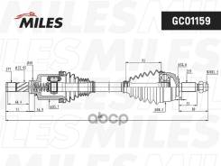 ������ � ����� �������� ����� Renault Duster 4x4 (GKN 305931) GC01159 Miles GC01159, Dacia Duster (HS_) Dacia Duster ���������� / ���������-����������...