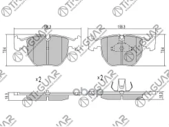 ��������� ������� �������� /�������� �������� 4�� /TI-GUAR ��� BMW 5 E39-2004, E38-2001, X5#-E53 2000-2006; TG-1118 TG-1118C PN0401 GDB1261 GDB1261DTE...