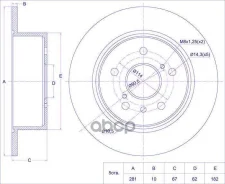 ���� ��������� /������ /TI-GUAR ��� Toyota Camry V40, V50 2006-; 281/10��; TG-42431-33130 RN1432 4243106110 4243106150 Ti-Guar ���. TG-42431-33130 TG4...