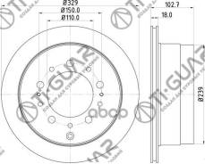 ���� ��������� /������ /TI-GUAR ��� Toyota Land Cruiser J100 ; 329/18��; TG-42431-60280 RN1215 4243160221 4243160280 ��� Toyota LAND Cruiser (J100) 98...