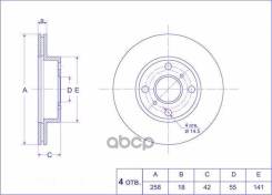���� ��������� /�������� /TI-GUAR ��� Toyota Levin AE101 Marino Truno Sprinter AE111 Corolla 1991-2001; 258/18��; TG-43512-12370 GR20385 PD3119149S 43...
