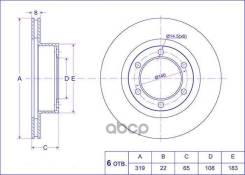 ���� ��������� /�������� /TI-GUAR ��� Toyota Land Cruiser Prado 1995-2003 Surf 1995-2002; 319/22��; TG-43512-35210 PD3118256S ST4351235210 GR02339 297...