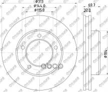 ���� ��������� /�������� /TI-GUAR ��� Toyota LAND Cruiser 100 1998-2005, Lexus LX470 1998-2005; 312,9/32��; TG-43512-60171 RN1224V 4351260170 43512601...