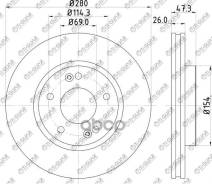 ���� ��������� /�������� /TI-GUAR ��� Hyundai Sonata, Tucson, KIA Sportage, SOUL 2004-; 280/26��; TG-51712-1D100 RN1174 517120Q100 517121D100 517121F0...