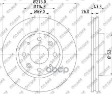 ���� ��������� /�������� /TI-GUAR ��� KIA CEED 2012-2018, Cerato 2004-2008; 275/26��; TG-51712-2F100 517122F300 ST517122P000 Ti-Guar ���. TG-51712-2F1...