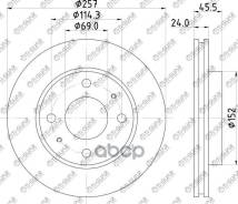 ���� ��������� /�������� /TI-GUAR ��� Hyundai Elantra 2000-2006, Matrix 2001-2008, KIA Cerato 2006-2009; 257/24��; TG-51712-2D310 RN1230 517122D300 51...
