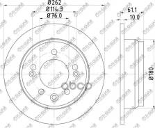 ���� ��������� /������ /TI-GUAR ��� Hyundai I30 2007-2012, Tucson, IX35 2010-2015, KIA CEED 2007-2018, Sportage III 2010-; 262/10��; TG-584111H300; (R...
