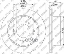���� ��������� /������ /TI-GUAR ��� KIA Sorento 2002-2009; 315/20��; TG-58411-3E305 RN1197 584113E300 KIA Sorento 02-09 ����. ����. = ���. (�������� �...