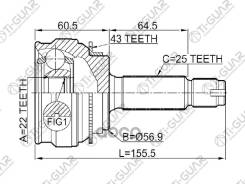���� �������� /TI-GUAR ��� Mitsubishi Lancer Cedia 2000-, Wagon CS2W /ABS /22*57*25; TG-7237Z43; (MI-037A43) MR567003 0410CSA43 mi037a43/0410csa43/317...