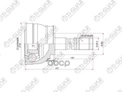 ���� �������� /TI-GUAR ��� Nissan Datsun, Frontier FMD22, KA24E, RMD22, QD32 1997- /25*50*28; TG-7471; 0210071 320127 391002S600 391002S660 NI071 Ti-G...