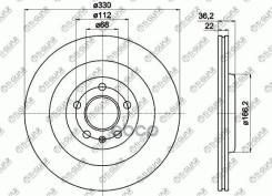 ���� ��������� /������ /TI-GUAR ��� AUDI A4 /S4 2007-, A5 /S5 2007-, Q5 2008-; 330/22��; TG-8K0615601C TG4H0615601H RN1734V BN1259 17823 Ti-Guar ���....