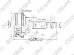 ���� �������� /TI-GUAR ��� Toyota Corona -1996, Camry -1998, Corolla -2000, RAV4 -2000 #S /ABS /24*56*26; 0110009A48 16562 4341012200 4341012201 TO009...
