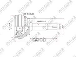 ���� TG-9555Z48 / TO-055A48 * TiGuar 4341012670, �CO7520A, �0110055A48, �AB12412H, �TY55A48, �JCT0061A, �TO079A, �TO55A48 24*58*26 / TY Corolla #ZE120...