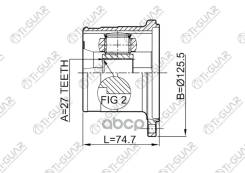 ���� ���������� /TI-GUAR ��� Infiniti FX45 35 S50 2002-2008, Nissan Avenir W11, Nissan Basara JU30 /27*126; TG-CVJ0033; 0211WD21 3971131G10 3971135F10...