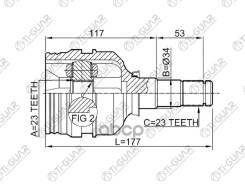 ���� ���������� /TI-GUAR ��� Toyota Auris Avensis Corolla 2009- ZZE ZRE12# 15# ZZT220 ZZT250 /23*34*23; TG-IN9510; (CI3718 0111-ZZE120) 4304002030 430...