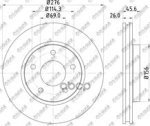 ���� ��������� /�������� /TI-GUAR ��� Mitsubishi Outlander 4WD CW#W 2.4 2006-, Lancer X 4B10 2011; 276/26��; TG-MN116329 RN1366 SD4315 4615A115 �����...