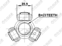 ������� /������ /����� /TI-GUAR ��� Ford Focus II 2008-2011 Nissan Juke 2011- HR16DE; 23x39.9; TG-TR23/39.9; (2116-CB320AT) 1552948 2116CB320AT TGTR23...
