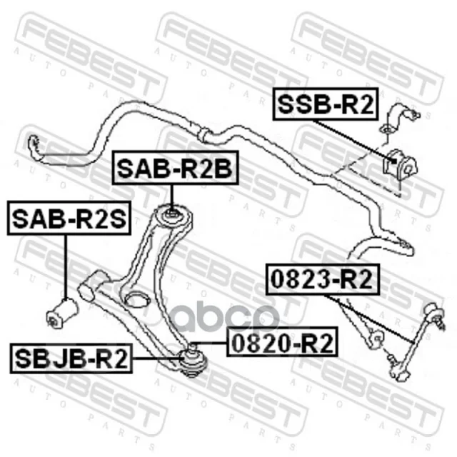 ����� ������� ��������� ������� ������ | ����� ����/��� | 0820-R2 NSIN0019671221 Febest ���. 0820R2 0820R2 ����