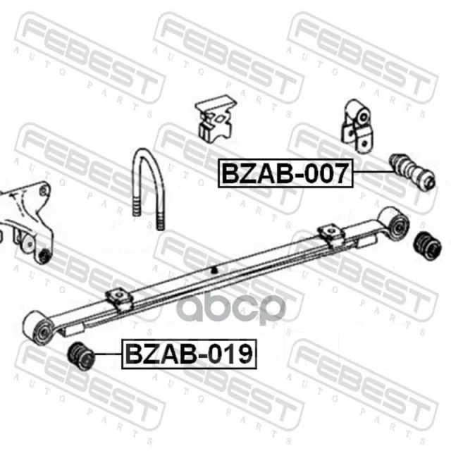 ���������� ������ ������� (Mercedes BENZ Sprinter 209/211 2006-) Febest Febest ���. bzab-007 BZAB007 ����