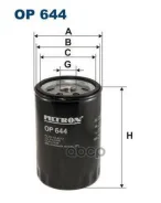 ������ �������� OP 644 2 Filtron ���. OP644 OP644 ����