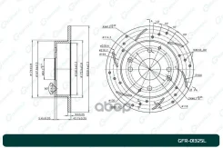 ���� ��������� ��������������� G-brake GFR-01325L ����� 42510S0A000, �42510S84A50, �42510S84A52, �5860125910 G-Brake ���. GFR-01325L GFR01325L ����