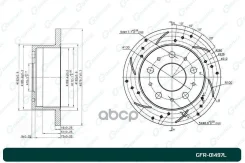 ���� ��������� ��������������� ������������� G-brake GFR-01497L ����� 46833807, �1606401780, �4249E7, �51856411, �E169248, �4249K9, �71773399, �518564...