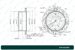 ���� ��������� ��������������� ������������� G-brake GFR-02245R ������ G-Brake ���. GFR-02245R GFR02245R ����