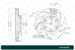 ���� ��������� ��������������� ������������� G-brake GFR-02239L ����� G-Brake ���. GFR-02239L GFR02239L ����