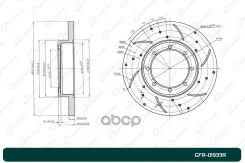 ���� ��������� ��������������� ������������� G-brake GFR-01933R ������ 432067943R, �4421180, �4320600Q0C, �8660003521, �93168942 G-Brake ���. GFR-0193...