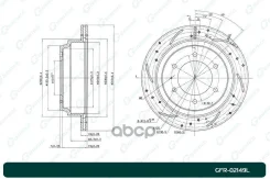 ���� ��������� ��������������� ������������� G-brake GFR-02149L ����� 8943754251, �8972077020, �0569104, �8970460810, �8970460811, �8970340361, �89437...