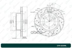 ���� ��������� ��������������� ������������� G-brake GFR-02339L ����� G-Brake ���. GFR-02339L GFR02339L ����