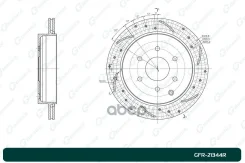 ���� ��������� ��������������� G-brake GFR-21344R ������ 432061LB0A G-Brake ���. GFR-21344R GFR21344R ����