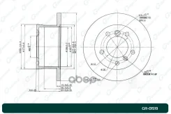 ���� ��������� G-brake GR-01519 5103603AA, �902423061207, �A902423061207, �A9024230412, �A902423071207, �2D0615601A, �A902423041204, �5103603AB, �A902...
