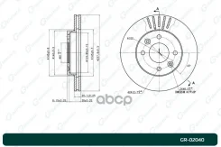 ���� ��������� ������������� G-brake GR-02040 7701204286, �8671000085, �4020600Q0D, �4020600QAJ, �7700756572 G-Brake ���. GR-02040 GR02040 ����