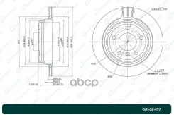 ���� ��������� ������������� G-brake GR-02497 34211164175, �34211164840, �34211163153, �34216767060 G-Brake ���. GR-02497 GR02497 ����