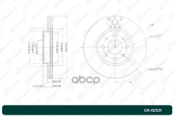 ���� ��������� ������������� G-brake GR-02531 51749124, �46423415, �71772239, �71770936 G-Brake ���. GR-02531 GR02531 ����