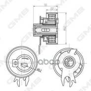 �������� ����� ��� /� ����� GMB ��� Skoda Octavia 1996-2004 1.6 AEE; 62*22*8.2; GTB0450; V55428 ATB2205 10295 � ����� / 62228,2 / Skoda Octavia (1U2...